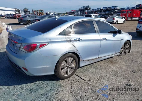 2013 Hyundai Sonata Hybrid Limited из США, поврежденный, VIN KMHEC4A4XDA083289